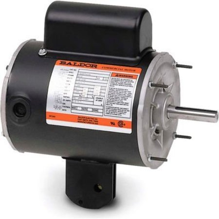 BALDOR-RELIANCE Baldor-Reliance Motor YPC144A, .25HP, 1625RPM, 1PH, 60HZ, 48YZ, 1708C, TEAO, F YPC144A